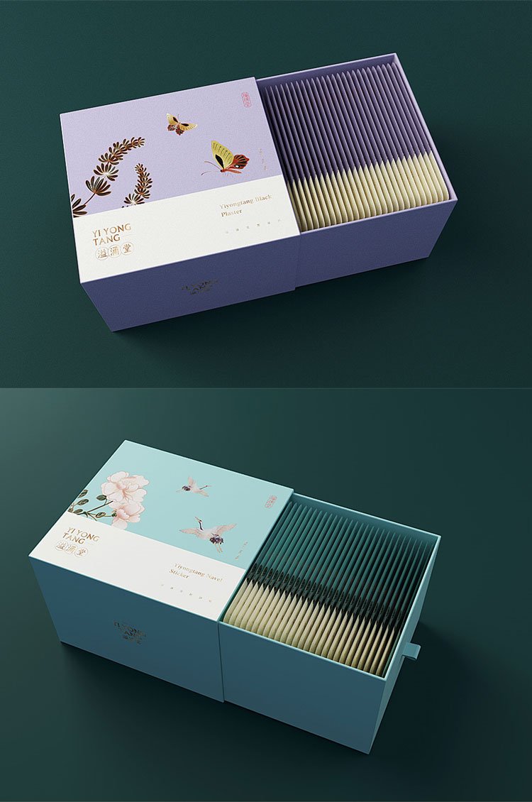 尊貴禮遇 金色抽屜式折疊禮盒，為名貴滋補品注入儀式感